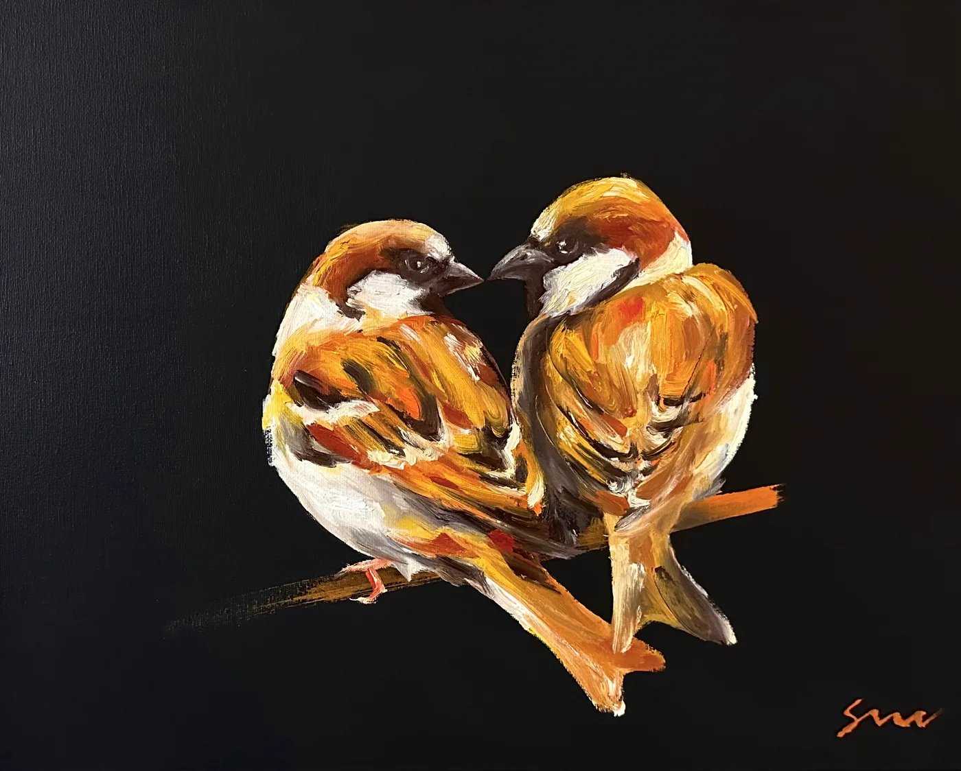 Dueto de Pardais III — Sara Rezende